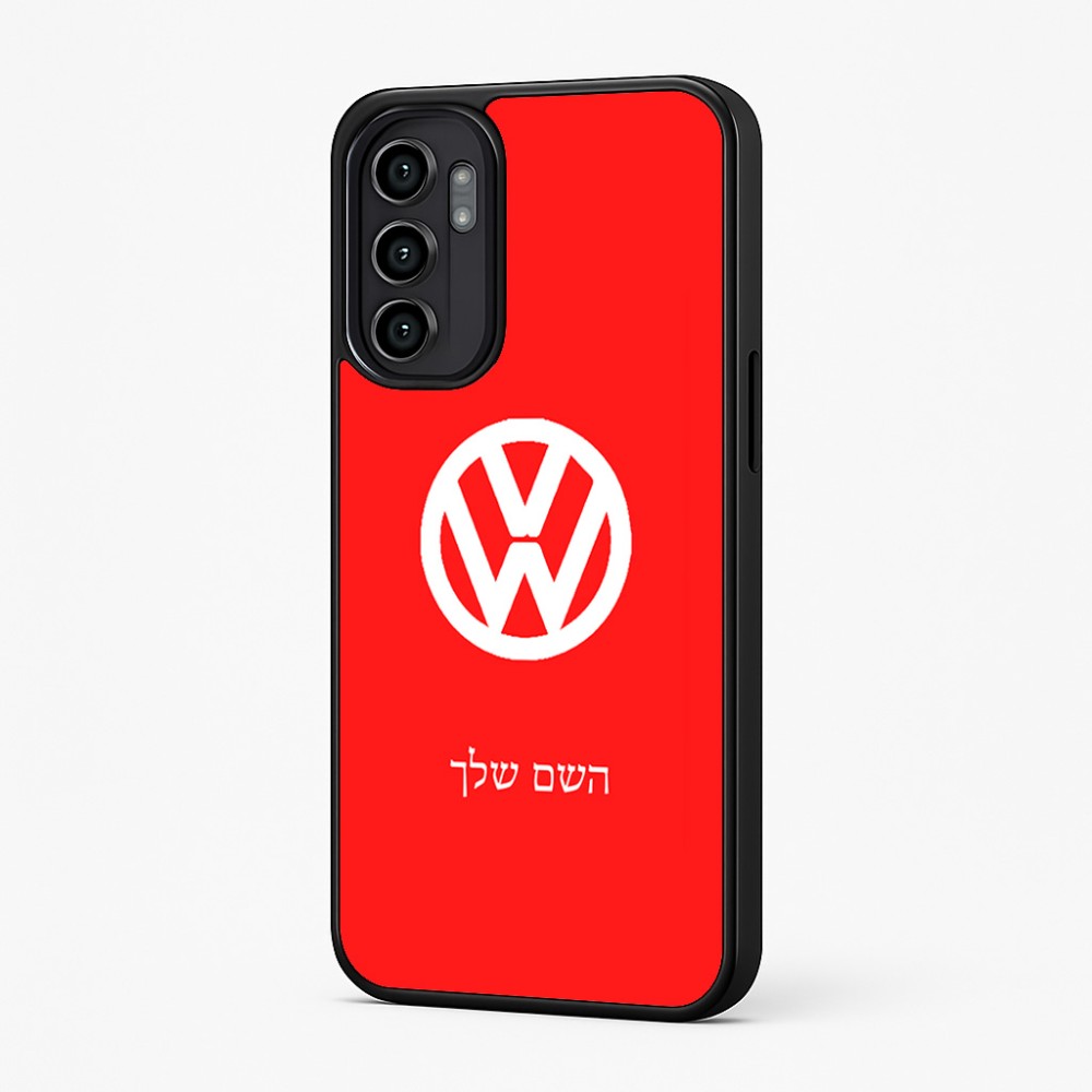 כיסוי בעיצוב אישי עם השם שלך לדגם - Motorola Moto G57 Power 5G בעיצוב פולקסווגן