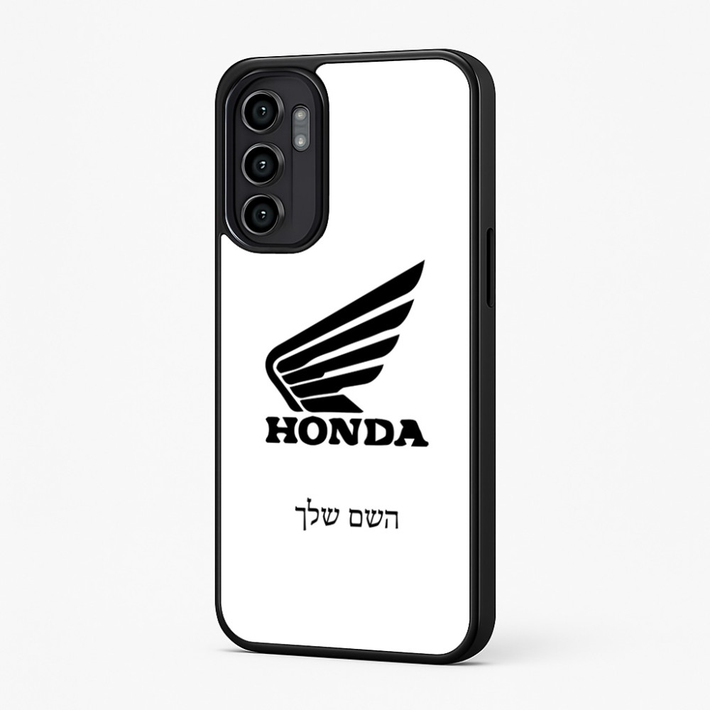 כיסוי בעיצוב אישי עם השם שלך לדגם - Motorola Moto G57 Power 5G בעיצוב הונדה