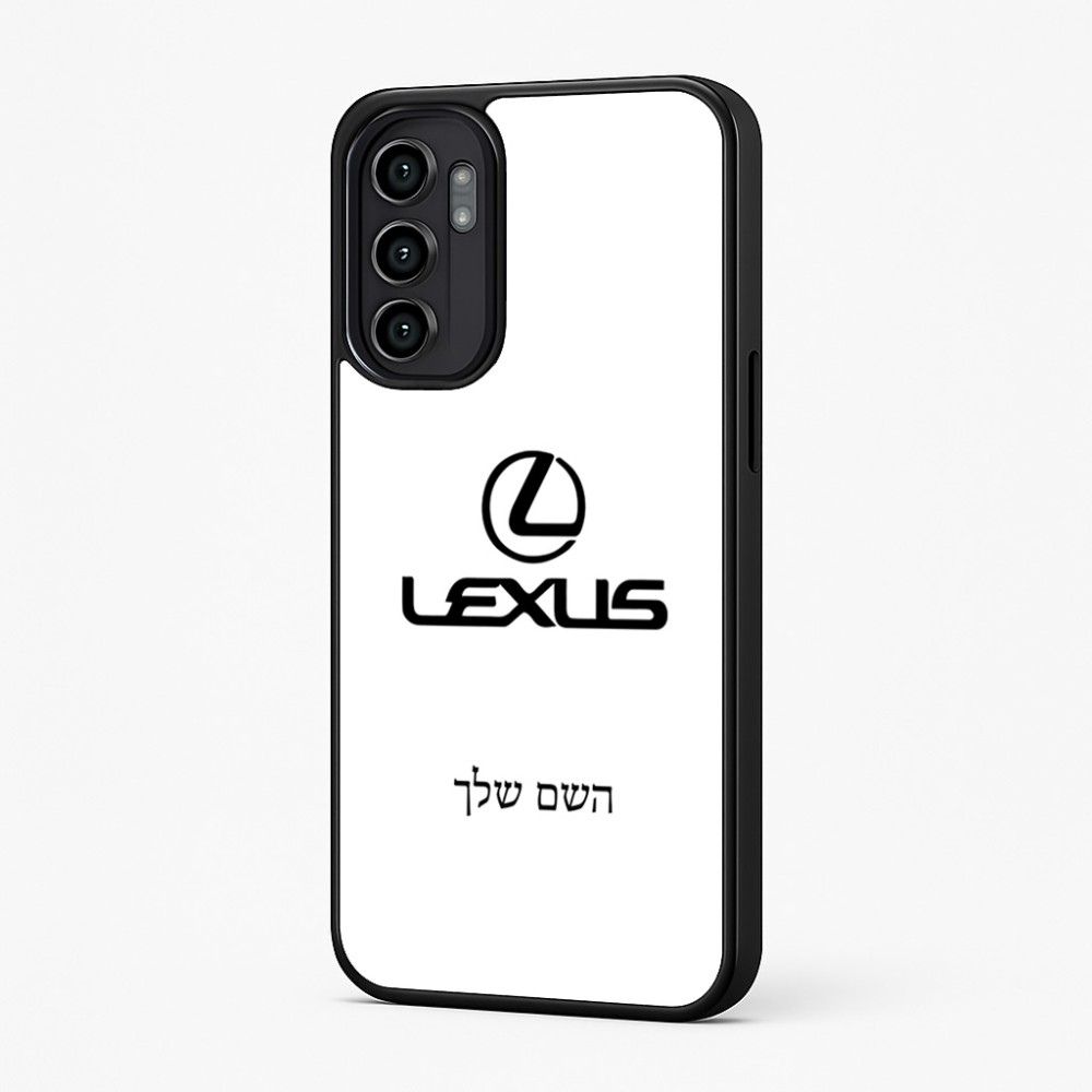 כיסוי בעיצוב אישי עם השם שלך לדגם - Motorola Moto G57 Power 5G בעיצוב לקסוס