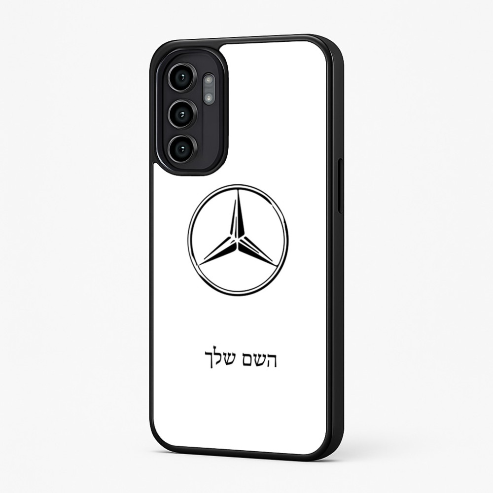 כיסוי בעיצוב אישי עם השם שלך לדגם - Motorola Moto G57 Power 5G בעיצוב מרצדס-בנץ