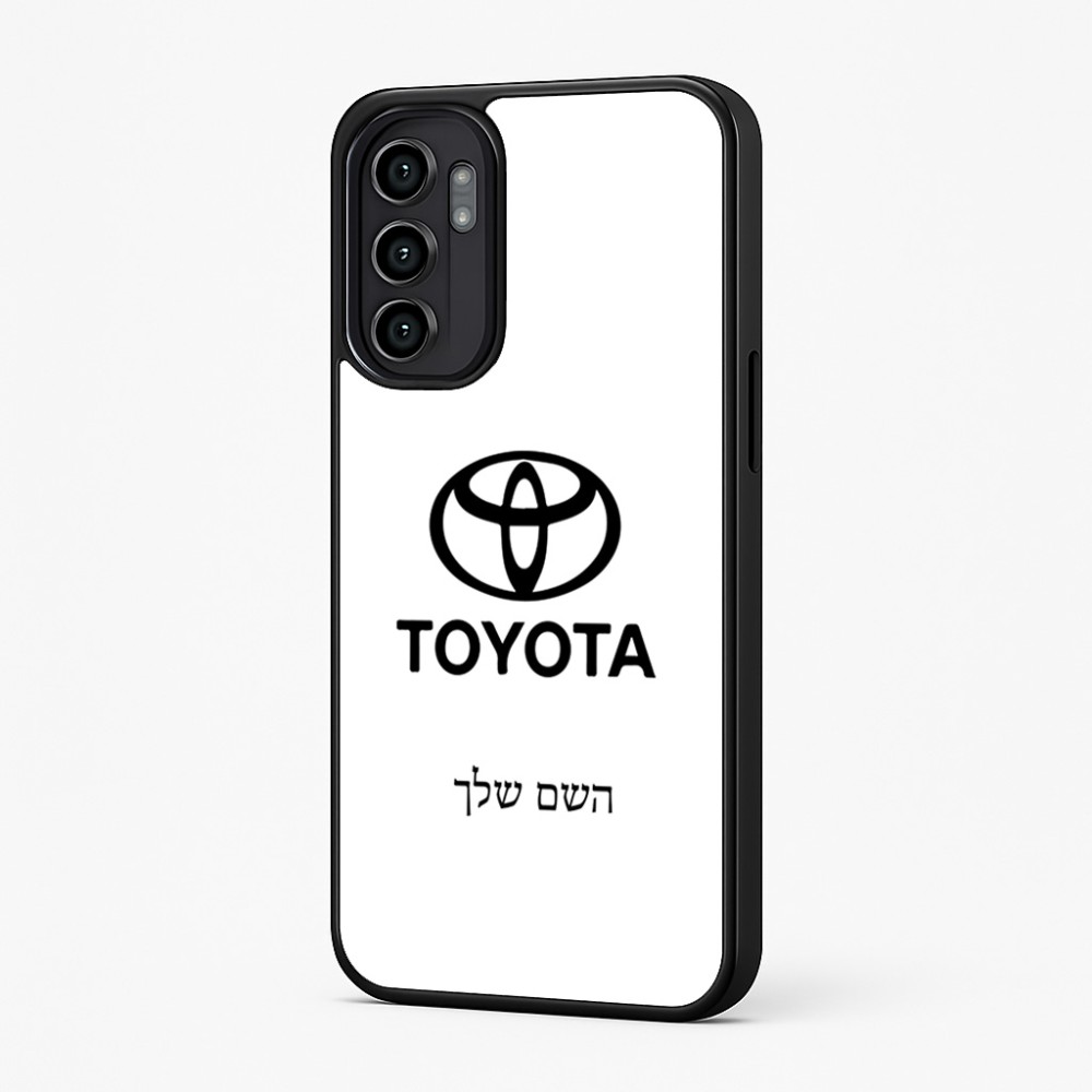 כיסוי בעיצוב אישי עם השם שלך לדגם - Motorola Moto G57 Power 5G בעיצוב טויוטה