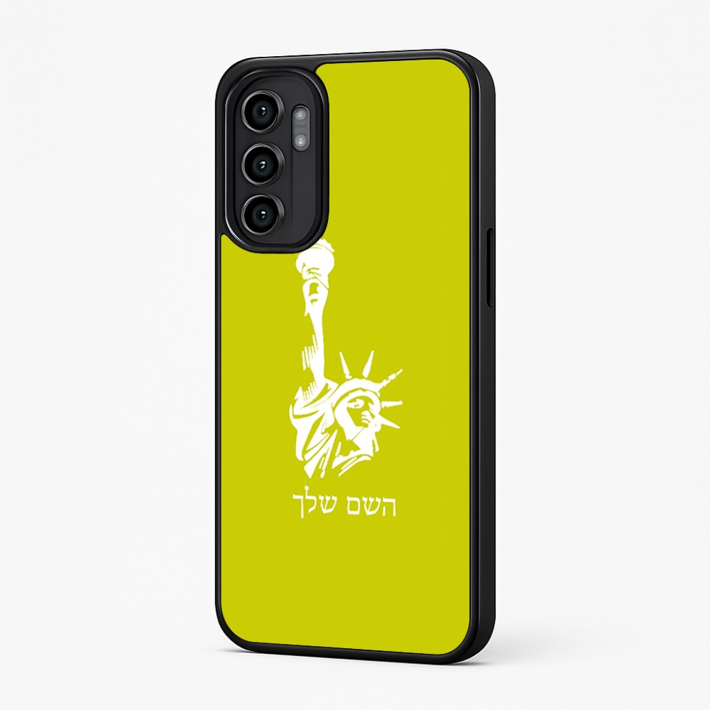 כיסוי בעיצוב אישי עם השם שלך לדגם - Motorola Moto G57 Power 5G בעיצוב פסל החירות