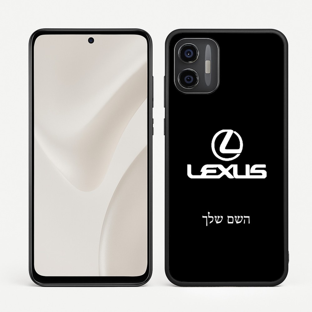 כיסוי בעיצוב אישי עם השם שלך לדגם - Motorola Moto G57 Power 5G בעיצוב לקסוס