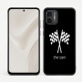 כיסוי בעיצוב אישי עם השם שלך לדגם - Motorola Moto G57 Power 5G בעיצוב דגל המירוץ