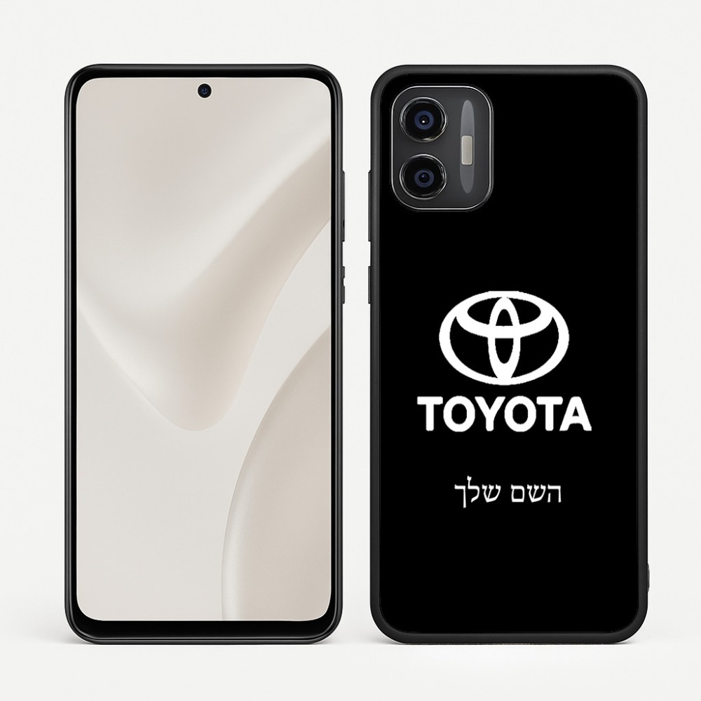 כיסוי בעיצוב אישי עם השם שלך לדגם - Motorola Moto G57 Power 5G בעיצוב טויוטה