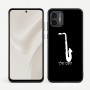 כיסוי בעיצוב אישי עם השם שלך לדגם - Motorola Moto G57 Power 5G בעיצוב סקסופון