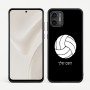 כיסוי בעיצוב אישי עם השם שלך לדגם - Motorola Moto G57 Power 5G בעיצוב כדור כדורעף