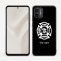 כיסוי בעיצוב אישי עם השם שלך לדגם - Motorola Moto G57 Power 5G בעיצוב כבאי - תגית