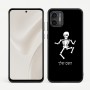כיסוי בעיצוב אישי עם השם שלך לדגם - Motorola Moto G57 Power 5G בעיצוב סקלטון