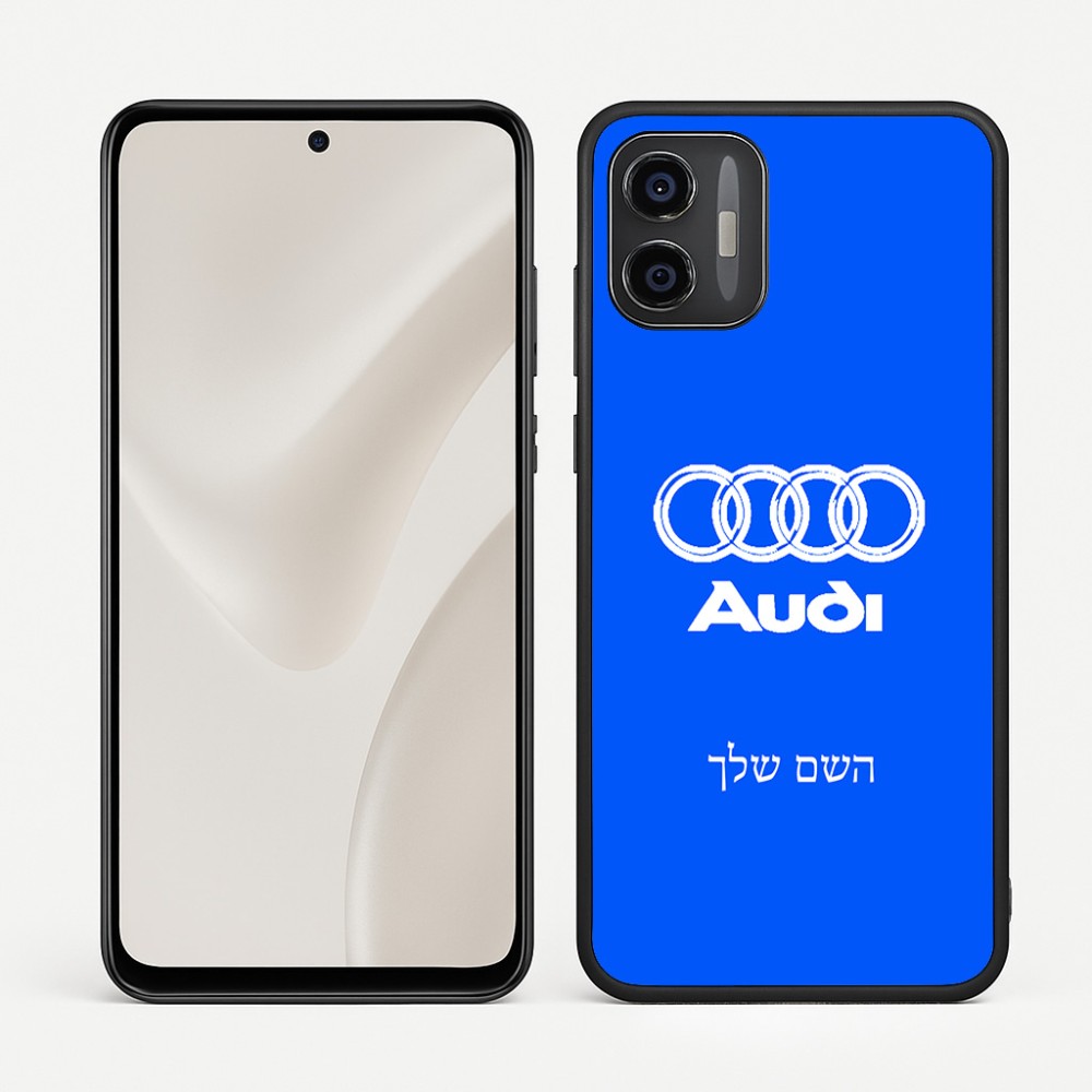 כיסוי בעיצוב אישי עם השם שלך לדגם - Motorola Moto G57 Power 5G בעיצוב אאודי
