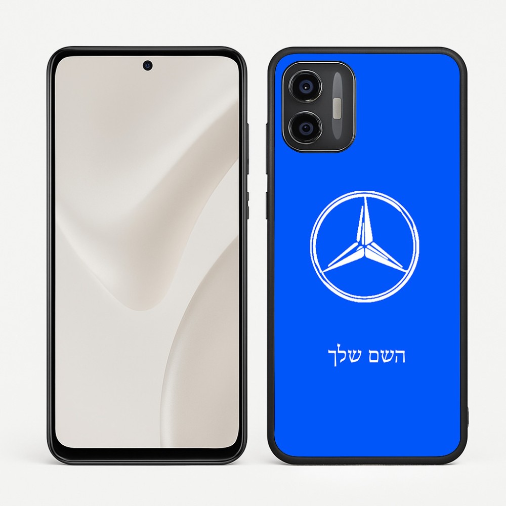 כיסוי בעיצוב אישי עם השם שלך לדגם - Motorola Moto G57 Power 5G בעיצוב מרצדס-בנץ