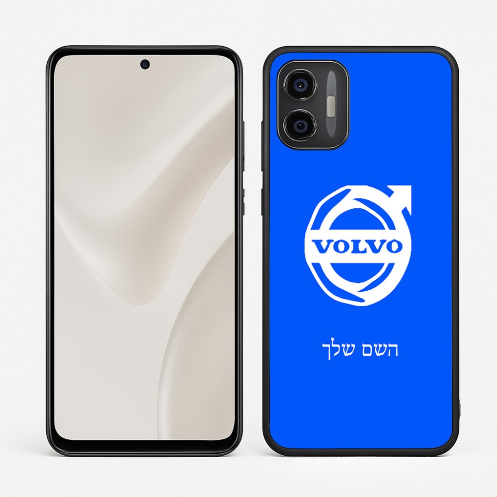 כיסוי בעיצוב אישי עם השם שלך לדגם - Motorola Moto G57 Power 5G בעיצוב וולוו