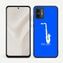 כיסוי בעיצוב אישי עם השם שלך לדגם - Motorola Moto G57 Power 5G בעיצוב סקסופון