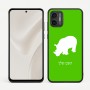 כיסוי בעיצוב אישי עם השם שלך לדגם - Motorola Moto G57 Power 5G בעיצוב קרנף