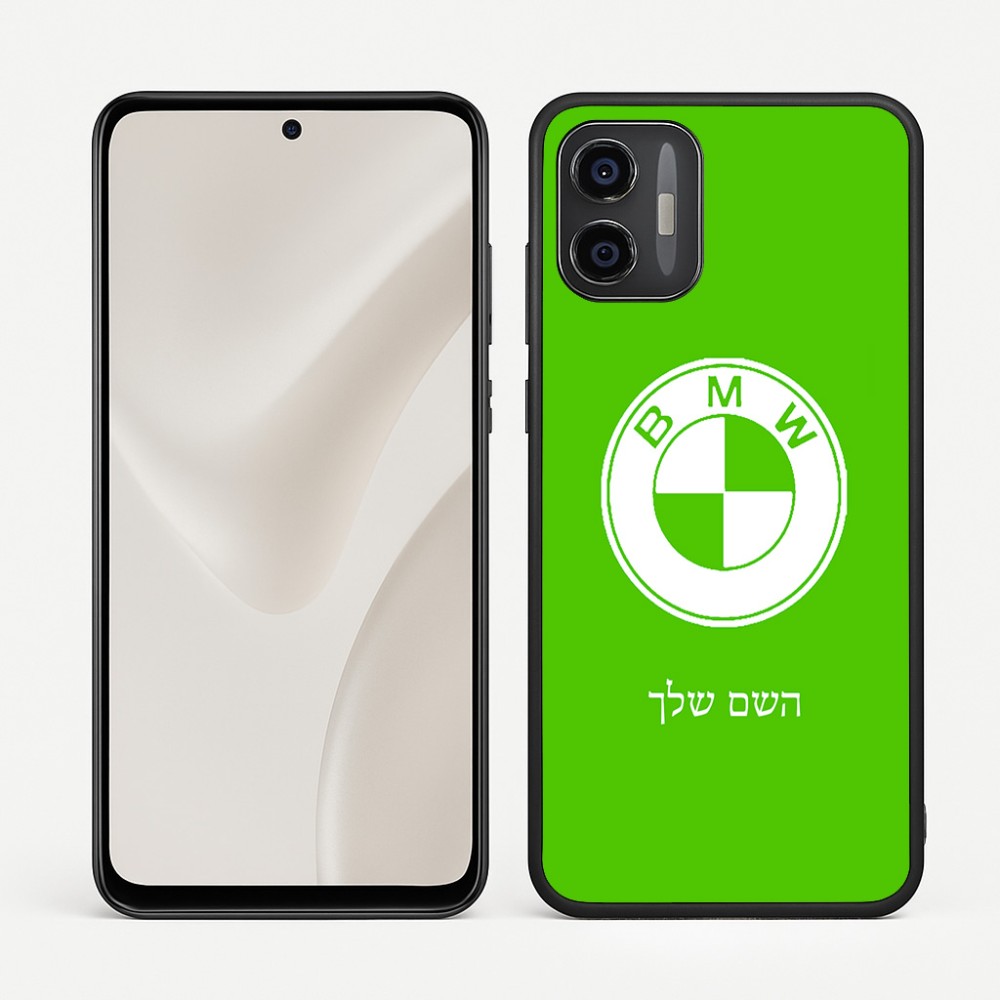 כיסוי בעיצוב אישי עם השם שלך לדגם - Motorola Moto G57 Power 5G בעיצוב ב.מ.וו