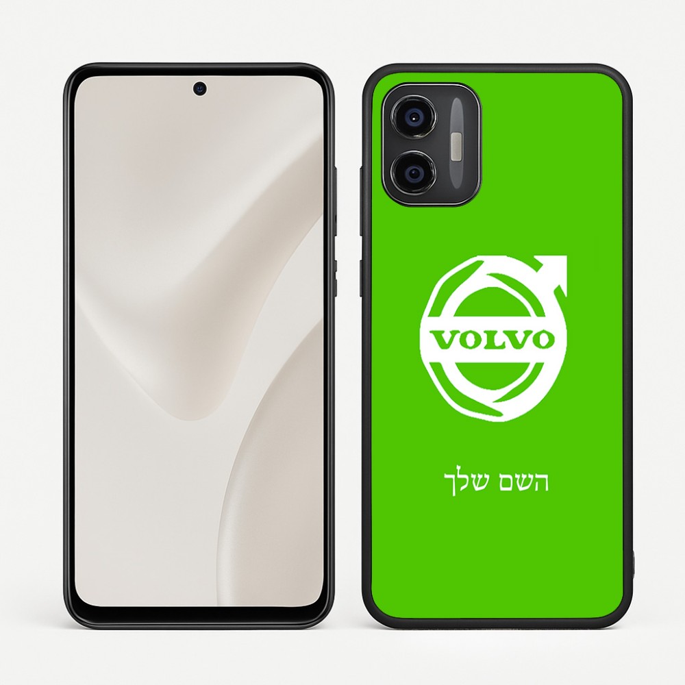 כיסוי בעיצוב אישי עם השם שלך לדגם - Motorola Moto G57 Power 5G בעיצוב וולוו