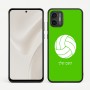 כיסוי בעיצוב אישי עם השם שלך לדגם - Motorola Moto G57 Power 5G בעיצוב כדור כדורעף