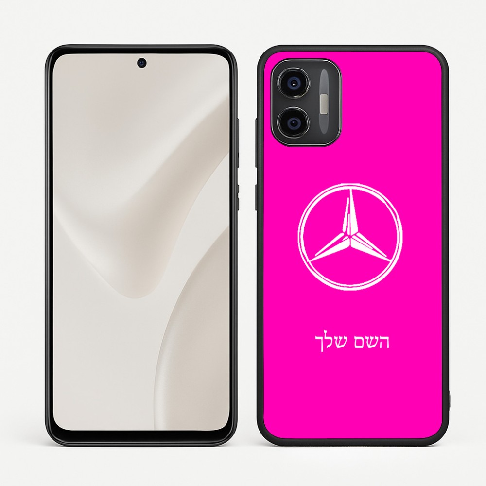 כיסוי בעיצוב אישי עם השם שלך לדגם - Motorola Moto G57 Power 5G בעיצוב מרצדס-בנץ