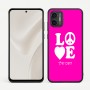 כיסוי בעיצוב אישי עם השם שלך לדגם - Motorola Moto G57 Power 5G בעיצוב אהבה