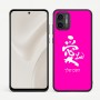 כיסוי בעיצוב אישי עם השם שלך לדגם - Motorola Moto G57 Power 5G בעיצוב אהבה באותיות יפניות