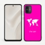 כיסוי בעיצוב אישי עם השם שלך לדגם - Motorola Moto G57 Power 5G בעיצוב מפת העולם