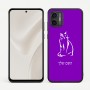 כיסוי בעיצוב אישי עם השם שלך לדגם - Motorola Moto G57 Power 5G בעיצוב חתול
