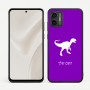 כיסוי בעיצוב אישי עם השם שלך לדגם - Motorola Moto G57 Power 5G בעיצוב דינוזאור