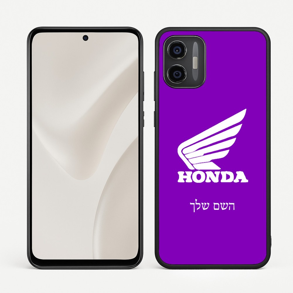 כיסוי בעיצוב אישי עם השם שלך לדגם - Motorola Moto G57 Power 5G בעיצוב הונדה