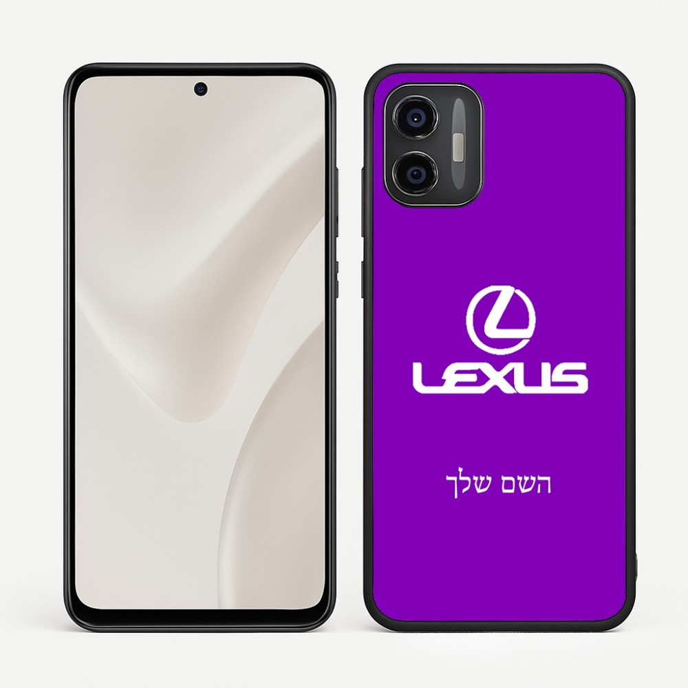 כיסוי בעיצוב אישי עם השם שלך לדגם - Motorola Moto G57 Power 5G בעיצוב לקסוס