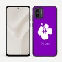 כיסוי בעיצוב אישי עם השם שלך לדגם - Motorola Moto G57 Power 5G בעיצוב פרח היביסקוס