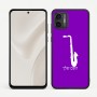 כיסוי בעיצוב אישי עם השם שלך לדגם - Motorola Moto G57 Power 5G בעיצוב סקסופון