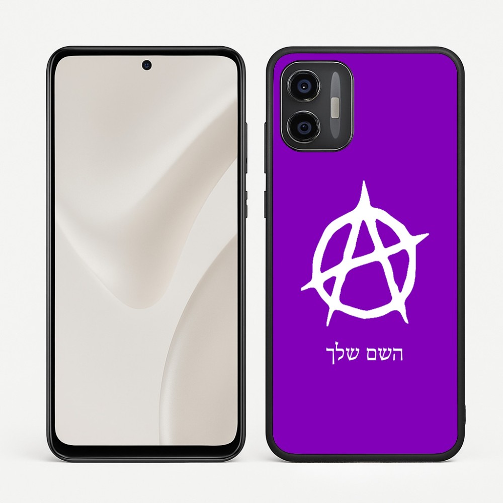 כיסוי בעיצוב אישי עם השם שלך לדגם - Motorola Moto G57 Power 5G בעיצוב אנרכיה