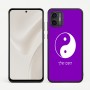 כיסוי בעיצוב אישי עם השם שלך לדגם - Motorola Moto G57 Power 5G בעיצוב סמל יינג יאנג