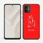 כיסוי בעיצוב אישי עם השם שלך לדגם - Motorola Moto G57 Power 5G בעיצוב חתול