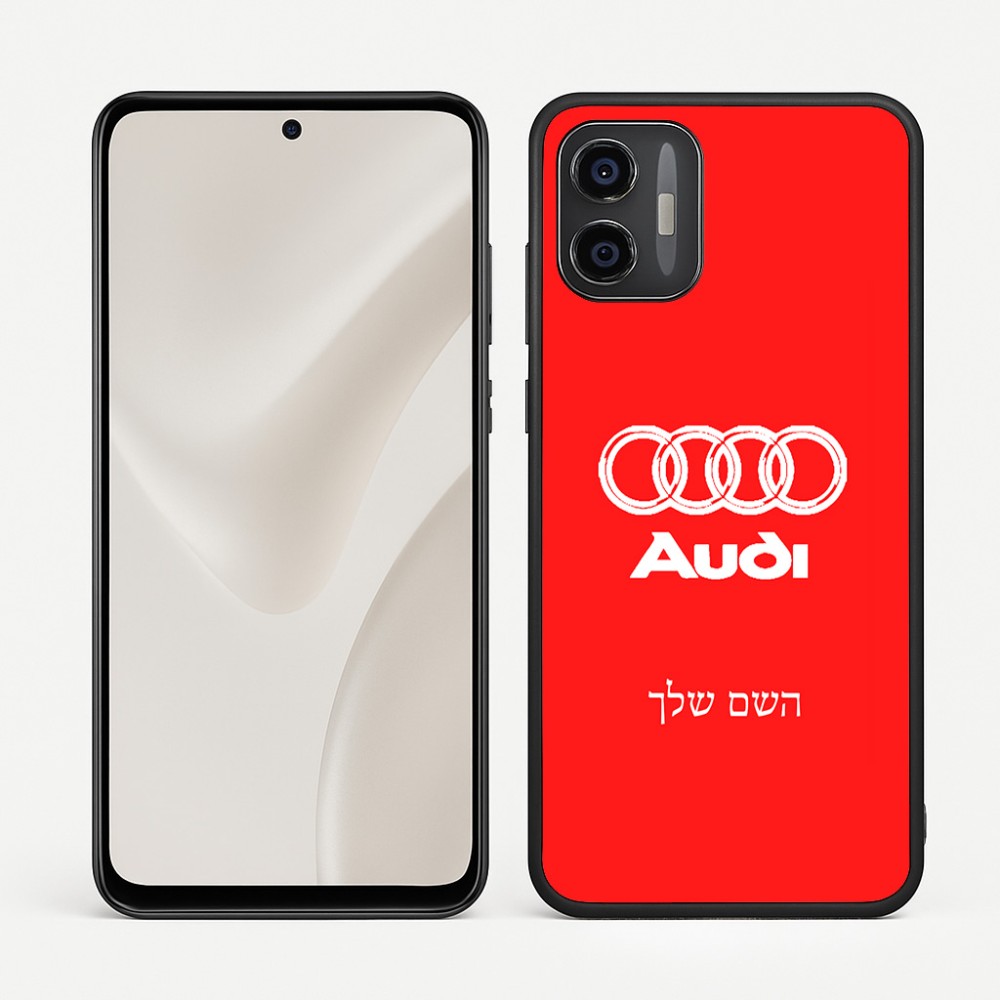 כיסוי בעיצוב אישי עם השם שלך לדגם - Motorola Moto G57 Power 5G בעיצוב אאודי