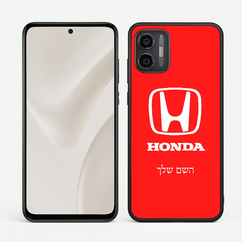 כיסוי בעיצוב אישי עם השם שלך לדגם - Motorola Moto G57 Power 5G בעיצוב הונדה 2