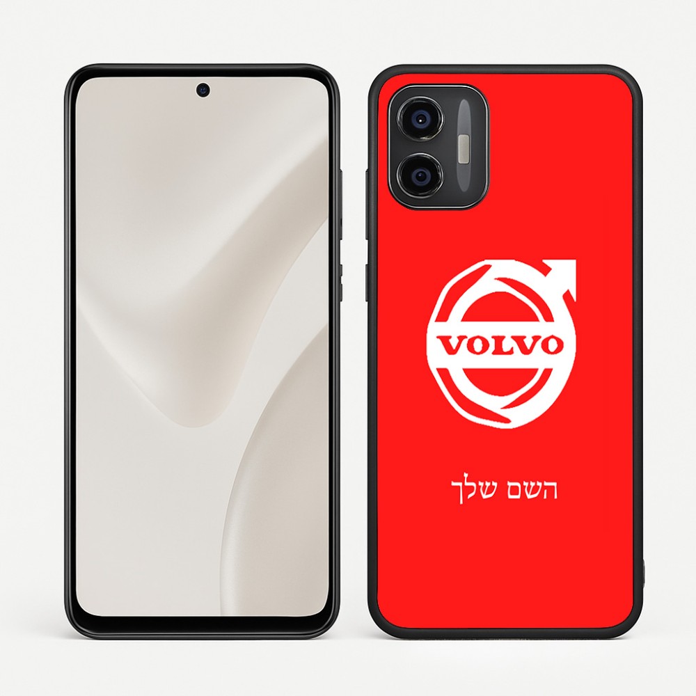 כיסוי בעיצוב אישי עם השם שלך לדגם - Motorola Moto G57 Power 5G בעיצוב וולוו