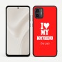 כיסוי בעיצוב אישי עם השם שלך לדגם - Motorola Moto G57 Power 5G בעיצוב אוהבת את החבר שלי