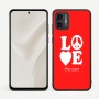 כיסוי בעיצוב אישי עם השם שלך לדגם - Motorola Moto G57 Power 5G בעיצוב אהבה