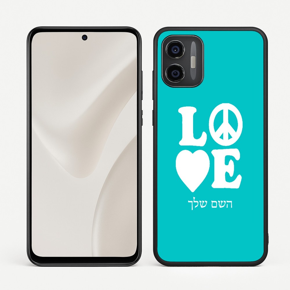 כיסוי בעיצוב אישי עם השם שלך לדגם - Motorola Moto G57 Power 5G בעיצוב אהבה