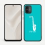 כיסוי בעיצוב אישי עם השם שלך לדגם - Motorola Moto G57 Power 5G בעיצוב סקסופון