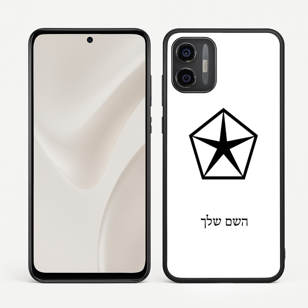 כיסוי בעיצוב אישי עם השם שלך לדגם - Motorola Moto G57 Power 5G בעיצוב קרייזלר