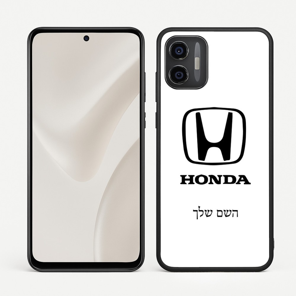 כיסוי בעיצוב אישי עם השם שלך לדגם - Motorola Moto G57 Power 5G בעיצוב הונדה 2