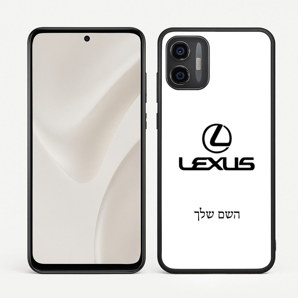 כיסוי בעיצוב אישי עם השם שלך לדגם - Motorola Moto G57 Power 5G בעיצוב לקסוס