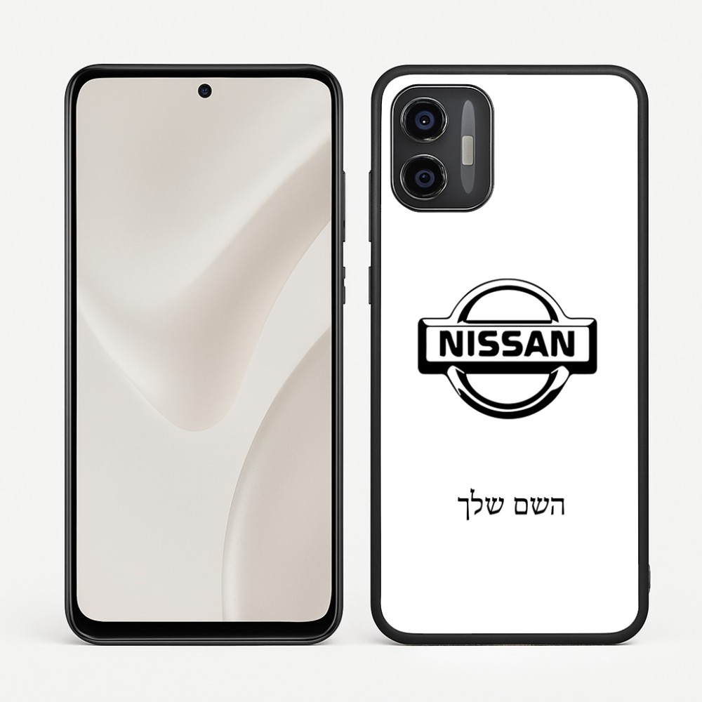 כיסוי בעיצוב אישי עם השם שלך לדגם - Motorola Moto G57 Power 5G בעיצוב ניסאן