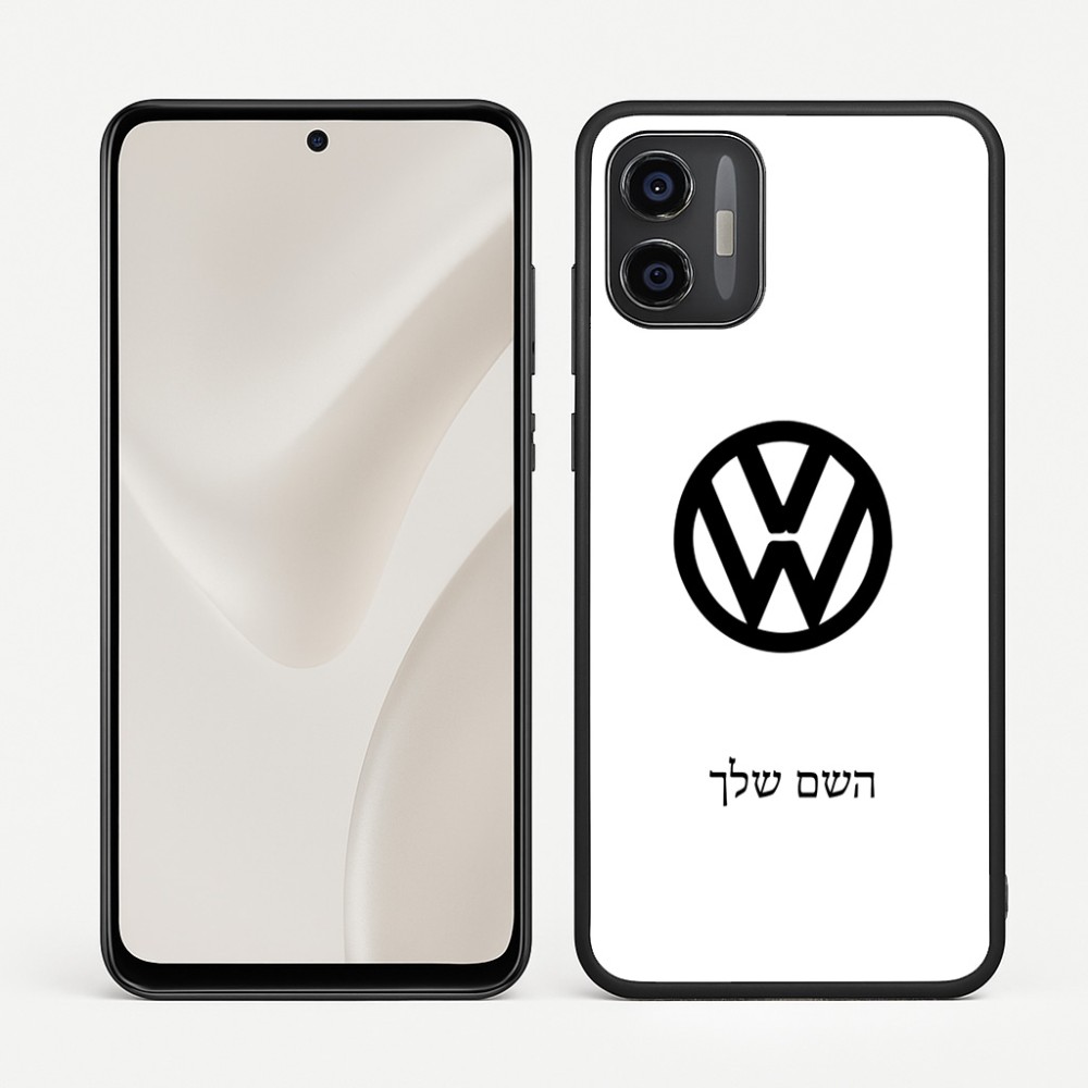 כיסוי בעיצוב אישי עם השם שלך לדגם - Motorola Moto G57 Power 5G בעיצוב פולקסווגן