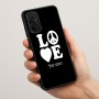 כיסוי בעיצוב אישי עם השם שלך לדגם - Motorola Moto G57 Power 5G בעיצוב אהבה