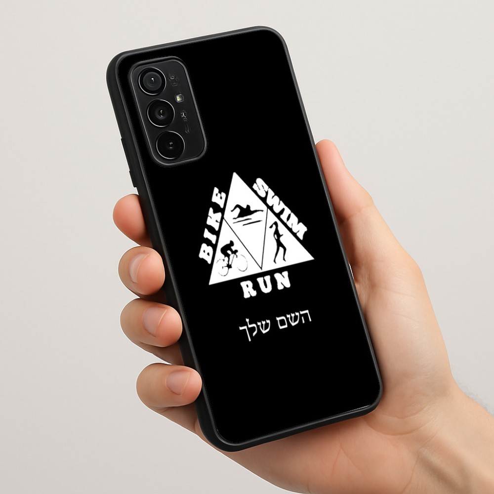 כיסוי בעיצוב אישי עם השם שלך לדגם - Motorola Moto G57 Power 5G בעיצוב טריאתלון