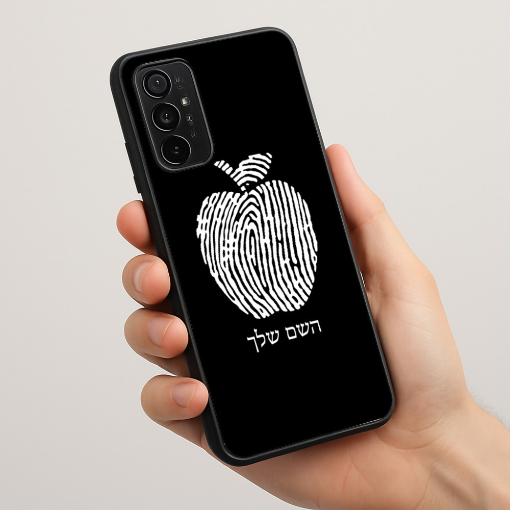 כיסוי בעיצוב אישי עם השם שלך לדגם - Motorola Moto G57 Power 5G בעיצוב הדפס תפוח