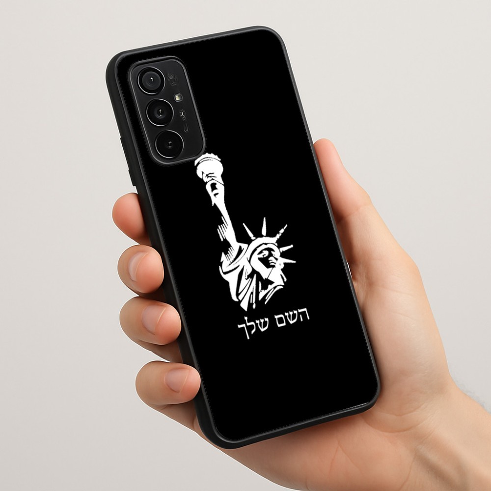 כיסוי בעיצוב אישי עם השם שלך לדגם - Motorola Moto G57 Power 5G בעיצוב פסל החירות